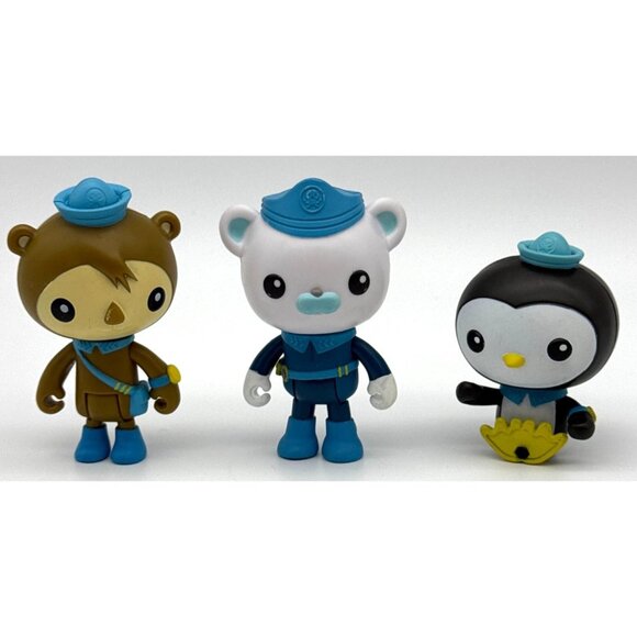 Mattel Octonauts Figures Toy Lot of 3 figures or cake toppers - Picture 1 of 4